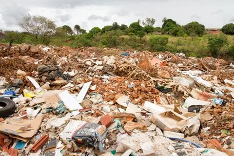 Garbage Dump-Planaltina 스톡 사진
