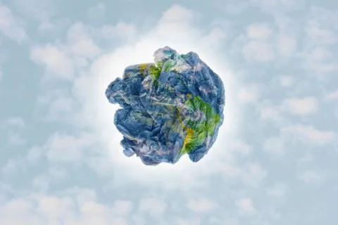 Garbage earth Stock Illustration