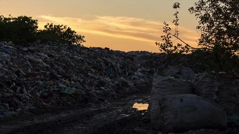 Garbage , Earth pollution Stock Footage 77458782