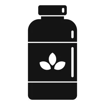 Garbage fertilizer icon, simple style Stock Illustration