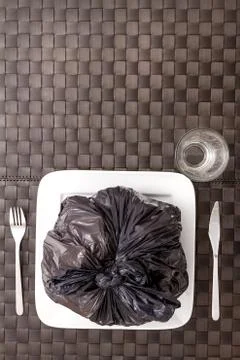 Garbage food. Stock Photos