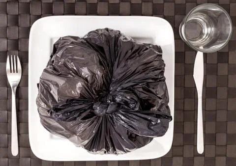 Garbage food. Stock Photos