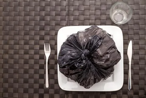 Garbage food. Stock Photos