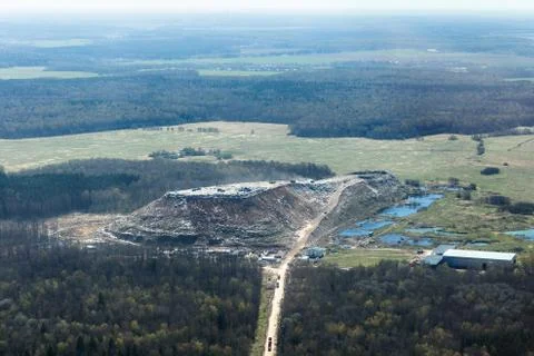 Garbage hill Stock Photos