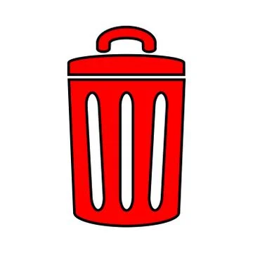 Garbage icon Illustrazione stock