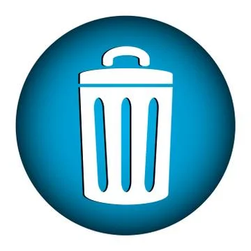 Garbage icon Stock Illustration