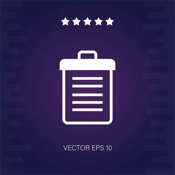 Garbage  icon Stock Illustration