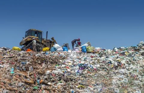 Garbage land Stock Photos