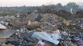 Garbage landfill in the background Recycling worker 4k or 4k+ Resolution