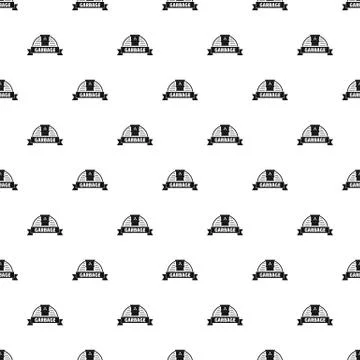 Garbage pattern vector seamless Stock Illustration