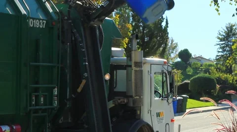 GARBAGE PICK-UP 2 Stock Footage 926518
