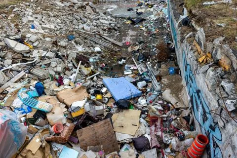 Garbage pile Stock Photos