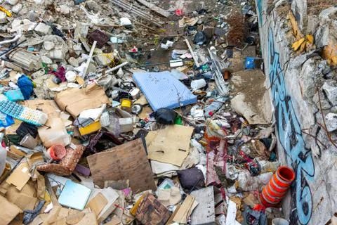 Garbage pile Stock Photos
