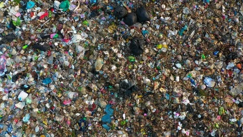 Garbage pile  in trash dump or landfill. Stock Footage 103792782