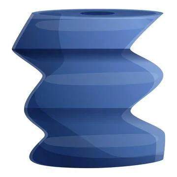 Garbage plastic icon, cartoon style Stock-Illustration