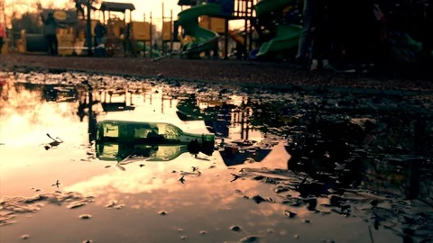 Garbage Pollution Stock Footage 102684097