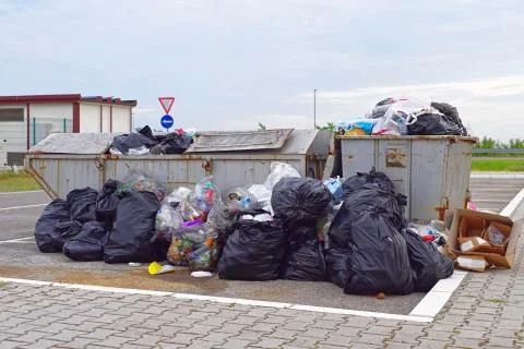 Garbage problems Stock Photos