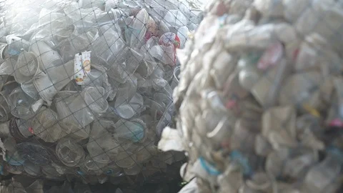 Garbage Recycling waste Stock Footage 121525453