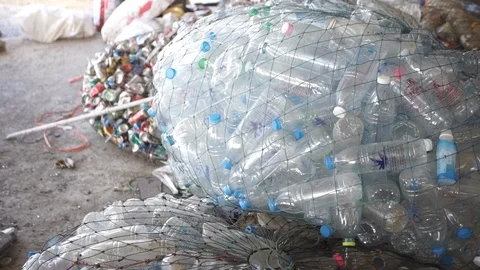 Garbage Recycling waste Stock Footage 121525978