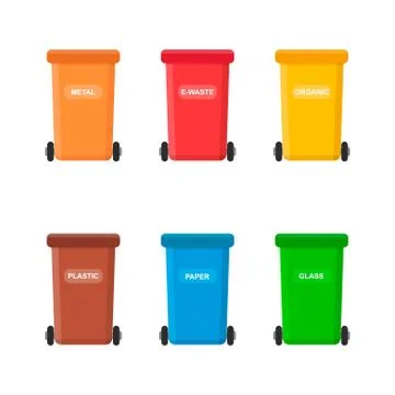 Garbage set Stock Illustration