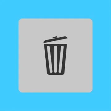 Garbage sign symbol Stock Illustration