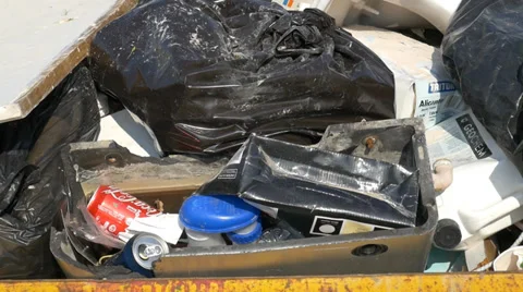 Garbage Skip Stock Footage 39505232
