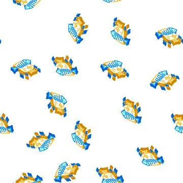 Garbage smell isometric icon seamless pattern sign Stock Illustration