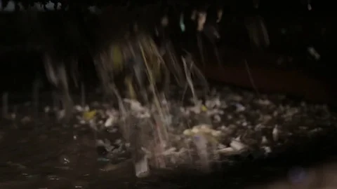 Garbage sorting machine Stock Footage 72856996