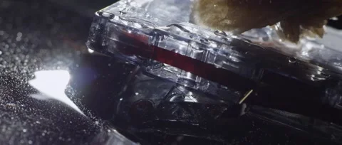 Garbage. Tape in The Water 2 Stockbeeldmateriaal 44644100