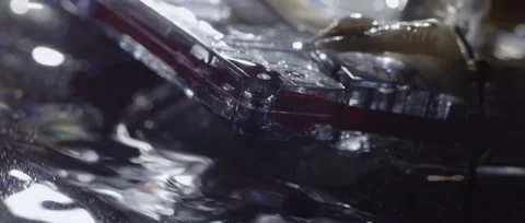 Garbage Tape in The Water 3 Stockbeeldmateriaal 44644139