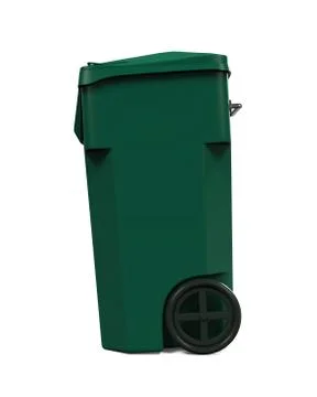 Garbage Trash Bin Stock Illustration