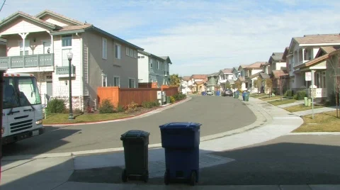 Garbage Truck Stock Footage 320301