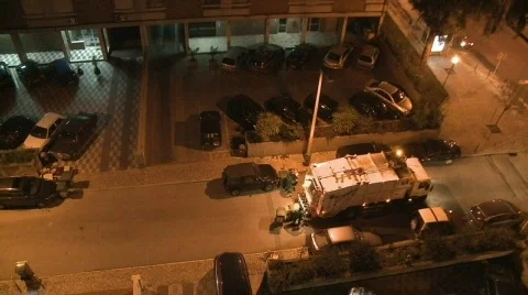 Garbage truck Stock Footage 342521