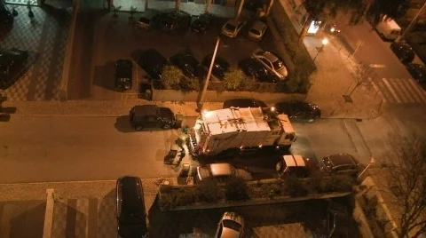 Garbage truck Video stock 457087