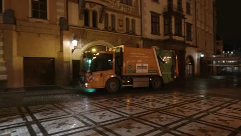Garbage Truck Stock Footage 147461454
