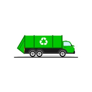 Garbage Truck. Stock Illustration