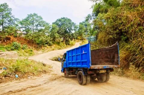 Garbage truck Foto stock
