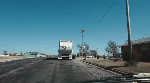 Garbage Truck Pickup - Daytime Stock Footage 53503112