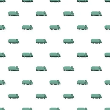 Garbage trucks creating a clean urban environment Stock Illustration