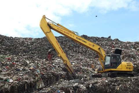 Garbage Yard 库存照片