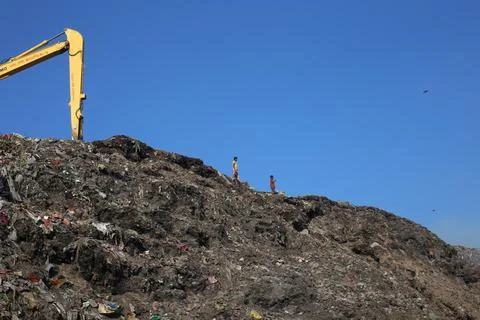 Garbage Yard 库存照片