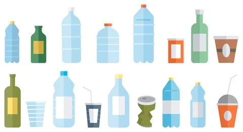 Garbage. Zero waste initiatives highlight importance minimizing environmental Stock Illustration