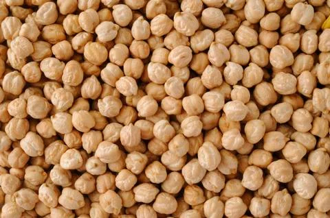 Garbanzo beans background Stock Photos