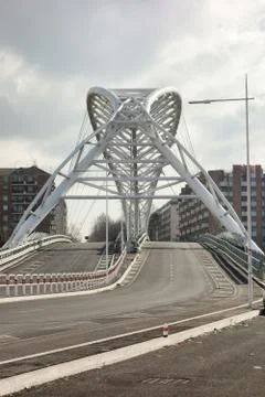 Garbatella bridge in Rome Stock Photos