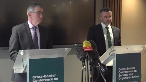 Garda Comissioner says he has not been invited to give evidence at Omagh Bombin Stock Footage 303840930