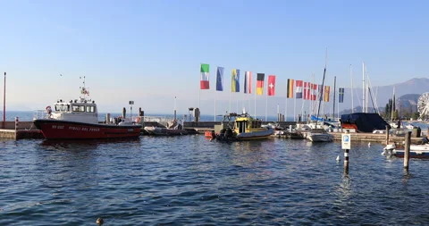 Garda lake Stock Footage 169107026