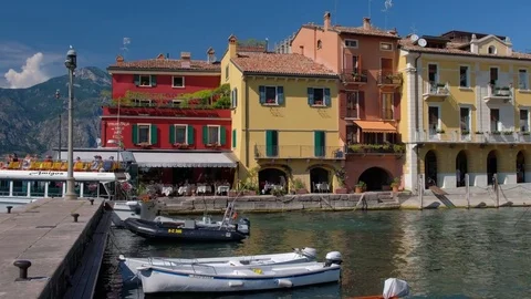Garda lake - Malcesine Stock Footage 78854670