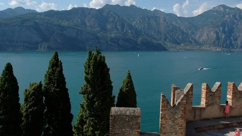 Garda lake - Malcesine Stock Footage 78854758