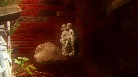 Garden Accent - Statue 스톡 동영상 24253265