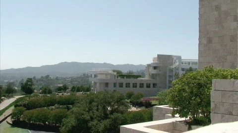 Garden and Building View Stock Footage 459850